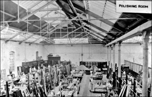 Wolverton Works - Polishing Room - early 1900s
