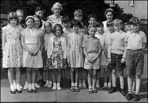 Pupils of Castlethorpe School c.1961/2