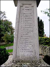 Right side view of War Memorial