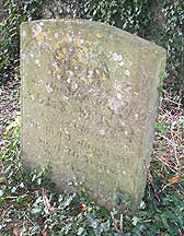 The grave of Alex McKay in Hanslope churchyard.
