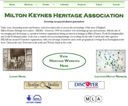 Screenshot of MKHA website