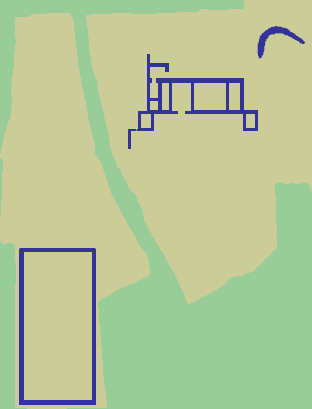 Plan of the first villa