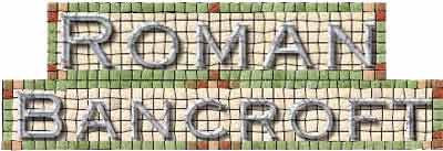 Tittle- Roman Britian with a mosaic background