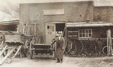 Chapman's Wheelwrights Business at Old Stratford
