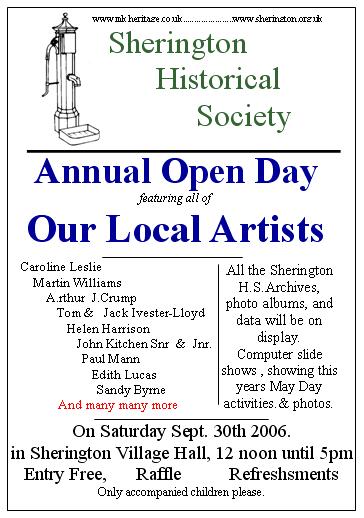 Poster for the Open Day - 30 September 2006
