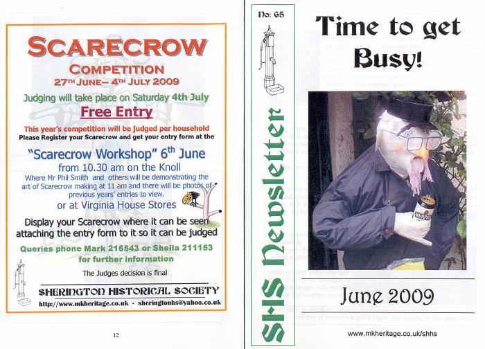 Newsletter 65 - June 2009 - Pages 12 and 1