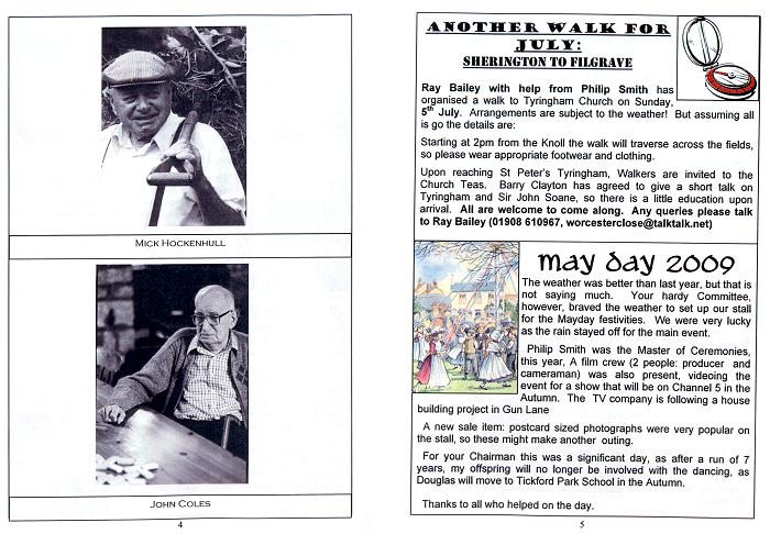 Newsletter 65 - June 2009 - Pages 4 and 5