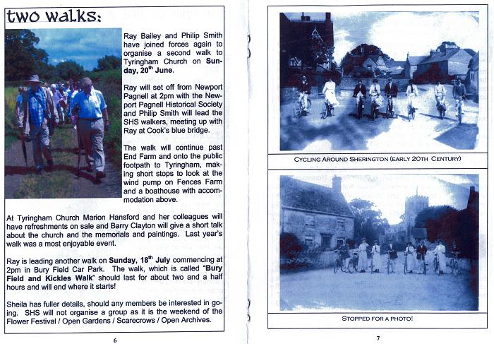 Newsletter 69 - June 2010 - Pages 6 and 7