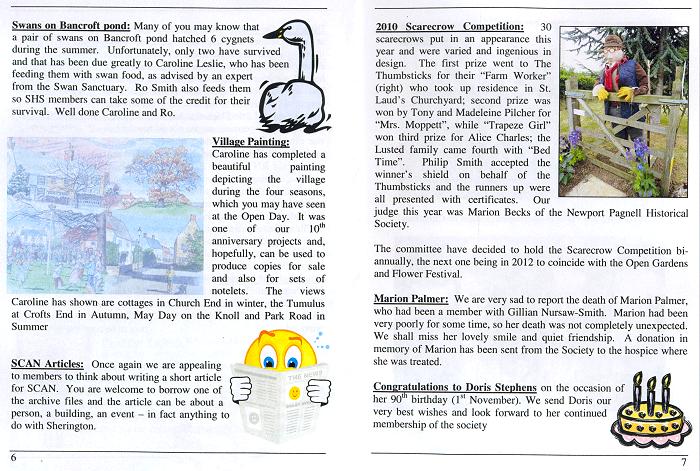 Newsletter 70 - December 2010 - Pages 6 and 7
