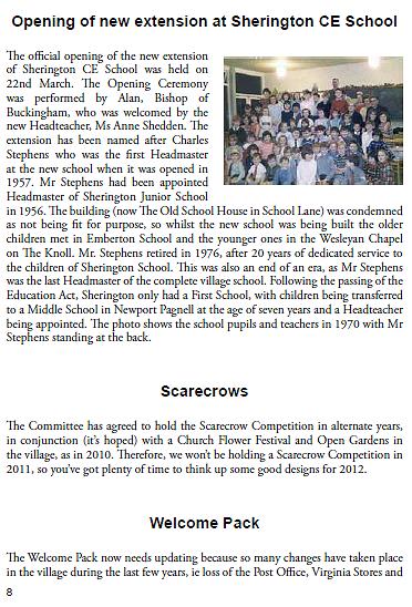 Newsletter 71 - March 2011 - Page 8