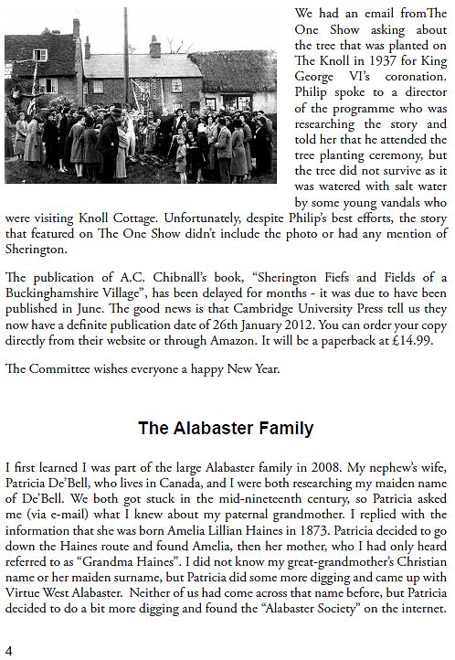 Newsletter 74 - December 2011 - Page 4