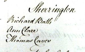 1761 Sherington Victuallers