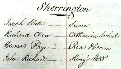 1792 Sherington Victuallers