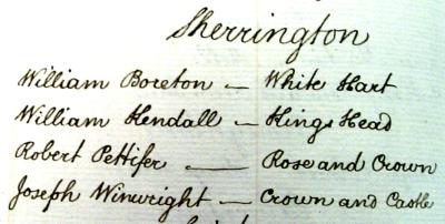 1811 Sherington Victuallers