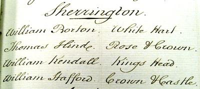 1814 Sherington Victuallers