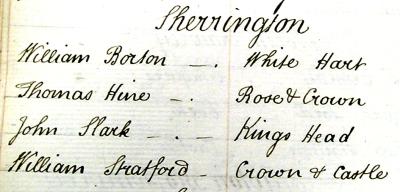 1816 Sherington Victuallers