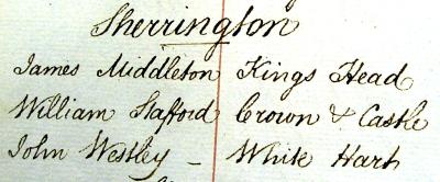 1821 Sherington Victuallers