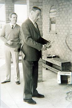 Opening of the Sports Pavilion - John Cook, Jack Cook