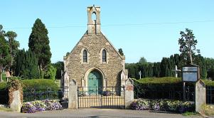 Towcester Cemetery entrance and chapel