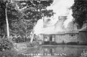 Fire, showing engine room